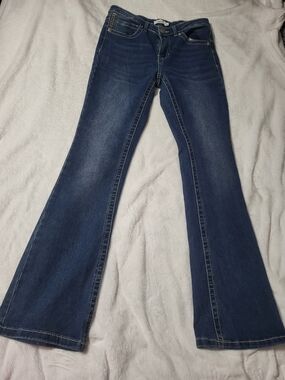 Rue21 Size 10 Women's Dark Blue Flared Jeans Y2k
